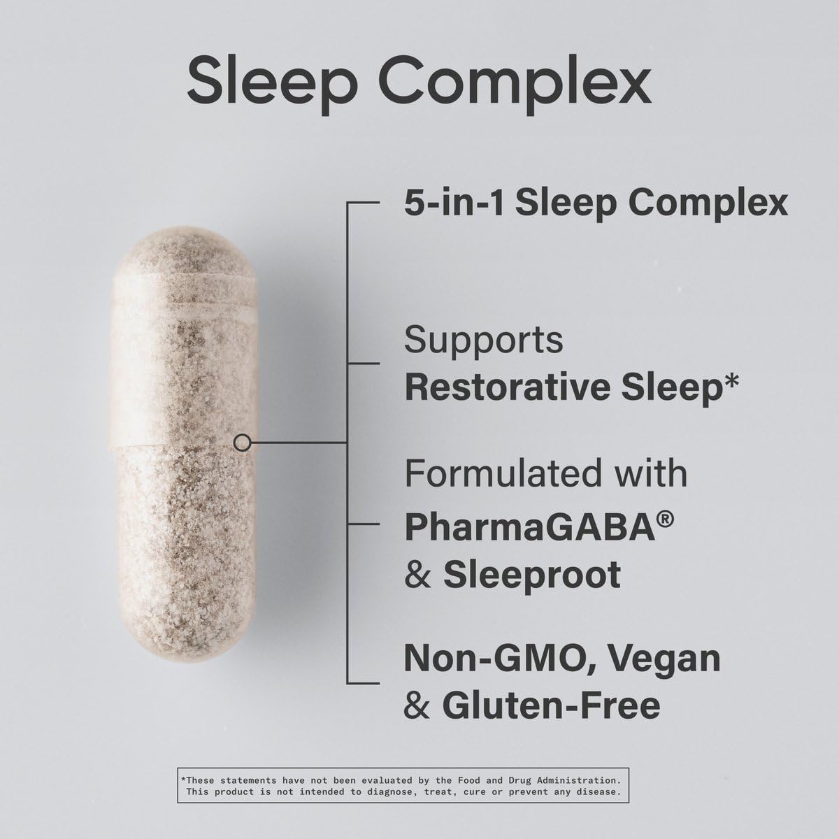 Sports Research Sleep Complex – Melatonin-Free Vegan Capsules (30 Servings)