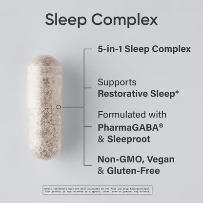 Sports Research Sleep Complex – Melatonin-Free Vegan Capsules (30 Servings)