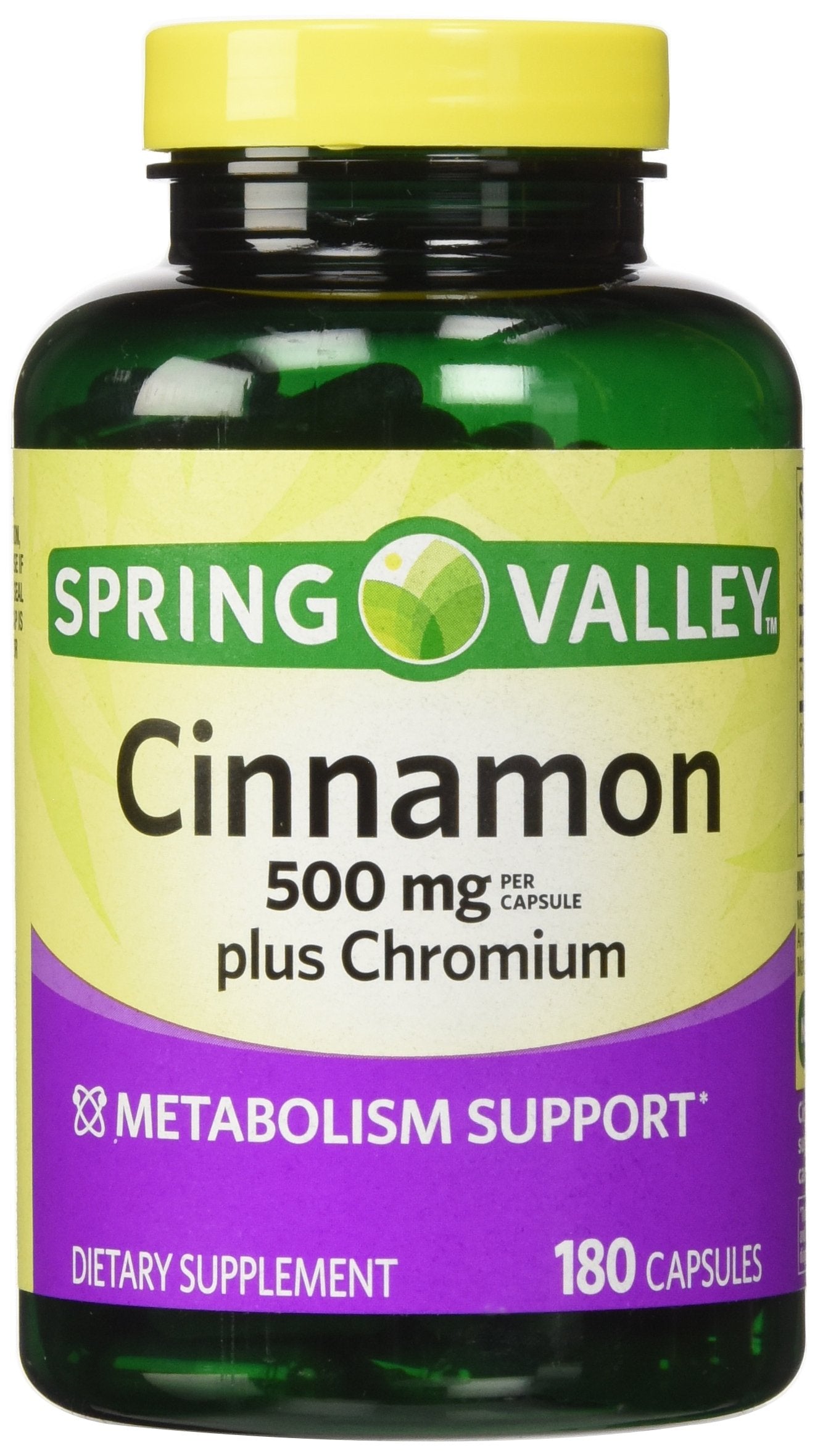 Spring Valley Cinnamon 500mg + Chromium Twin Pack – 2 x 180 Capsules