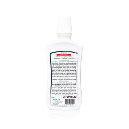 Spry Natural Xylitol Mouthwash – Fluoride Free, Enamel Support, Spearmint, 16 oz