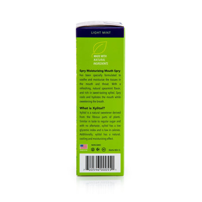 Spry Xylitol Moisturizing Dry Mouth Spray – Spearmint, 4.5 oz, Non-GMO