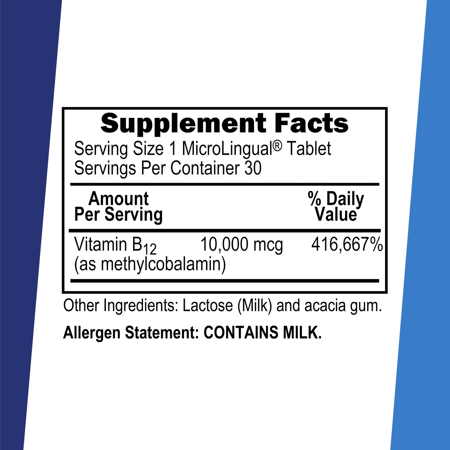 Superior Source No Shot B-12 10000 mcg Sublingual Tablets