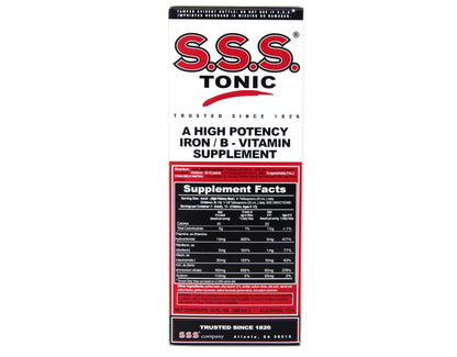 SSS Tonic 10oz – Pack of 3 Iron & Vitamin B Supplement (PT#1225811110)