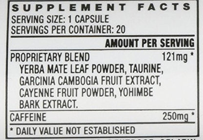 Stacker 2 Black Jax Capsules – 20 Capsules | Herbal Energy Supplement