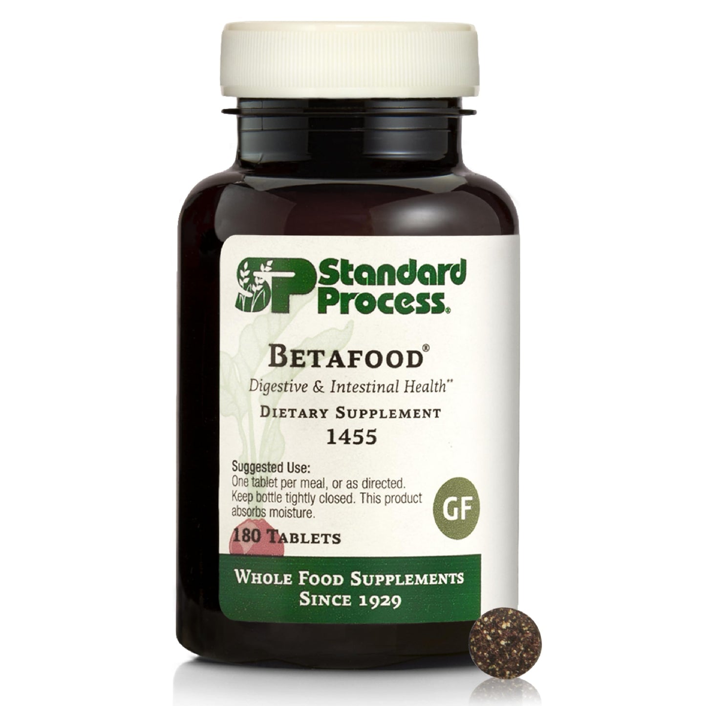 Standard Process Betafood - Digestive & Liver Health (180 Tabs) - Vegan
