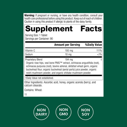 Standard Process C Synergy - Connective Tissue & Immune Support, 90 Tablets