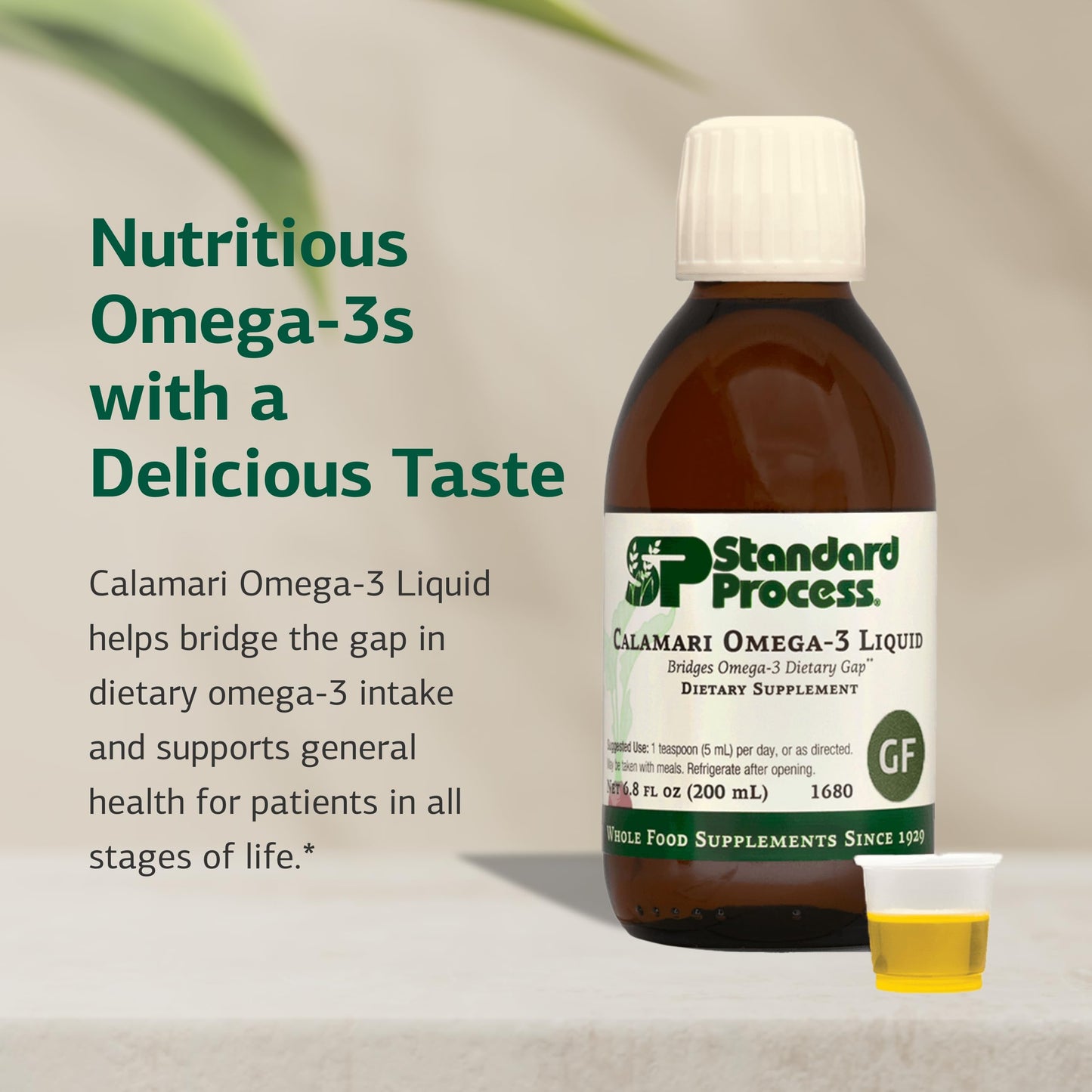 Standard Process Calamari Omega-3 Liquid – Heart & Brain Health