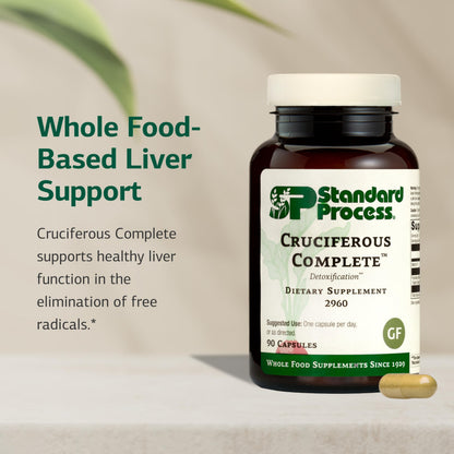 Standard Process Cruciferous Complete – Liver Support & Whole Food Antioxidant (90 Capsules)
