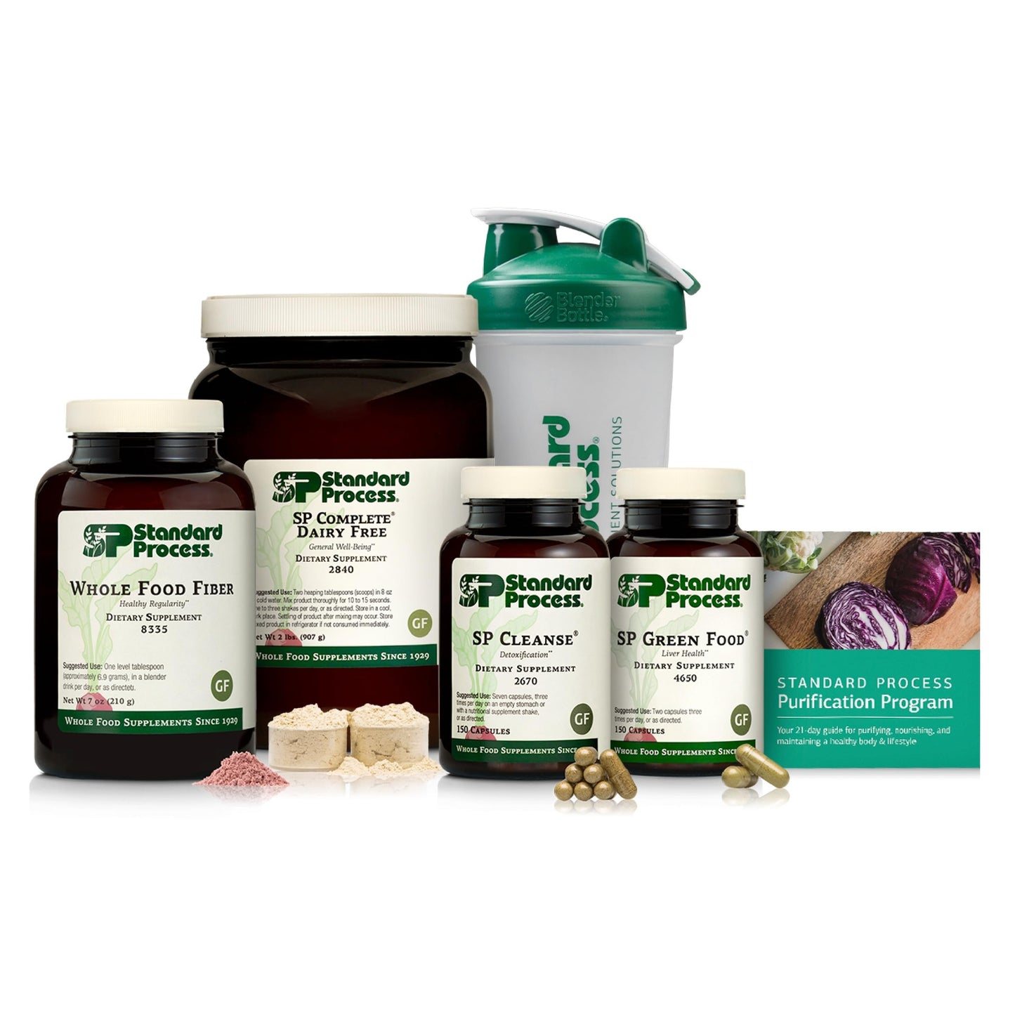 Standard Process Purification Kit – 21-Day Detox with SP Complete Dairy Free & Whole Food Fiber