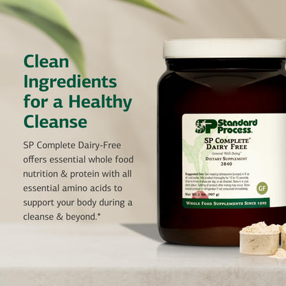 Standard Process SP Complete Dairy-Free Rice Protein Powder – Gut, Liver & Immune Support | Vegan & Gluten-Free | 2 lb