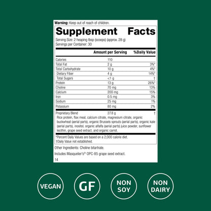 Standard Process SP Complete Dairy-Free Rice Protein Powder – Gut, Liver & Immune Support | Vegan & Gluten-Free | 2 lb