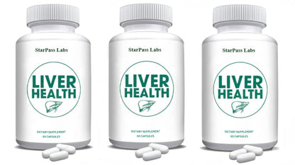 StarPass Labs Liver Health | Liver Detox & Repair Formula - 60 Caps (3 Pack)