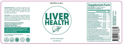 StarPass Labs Liver Health | Liver Detox & Repair Formula - 60 Caps (3 Pack)