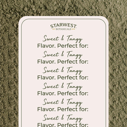 Starwest Botanicals Organic GreenPower Blend - 1 lb Green Superfood Powder | Non-GMO