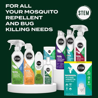 STEM Repels Mosquitoes - Botanical Insect Repellent Spray (4 fl oz, Pack of 3)