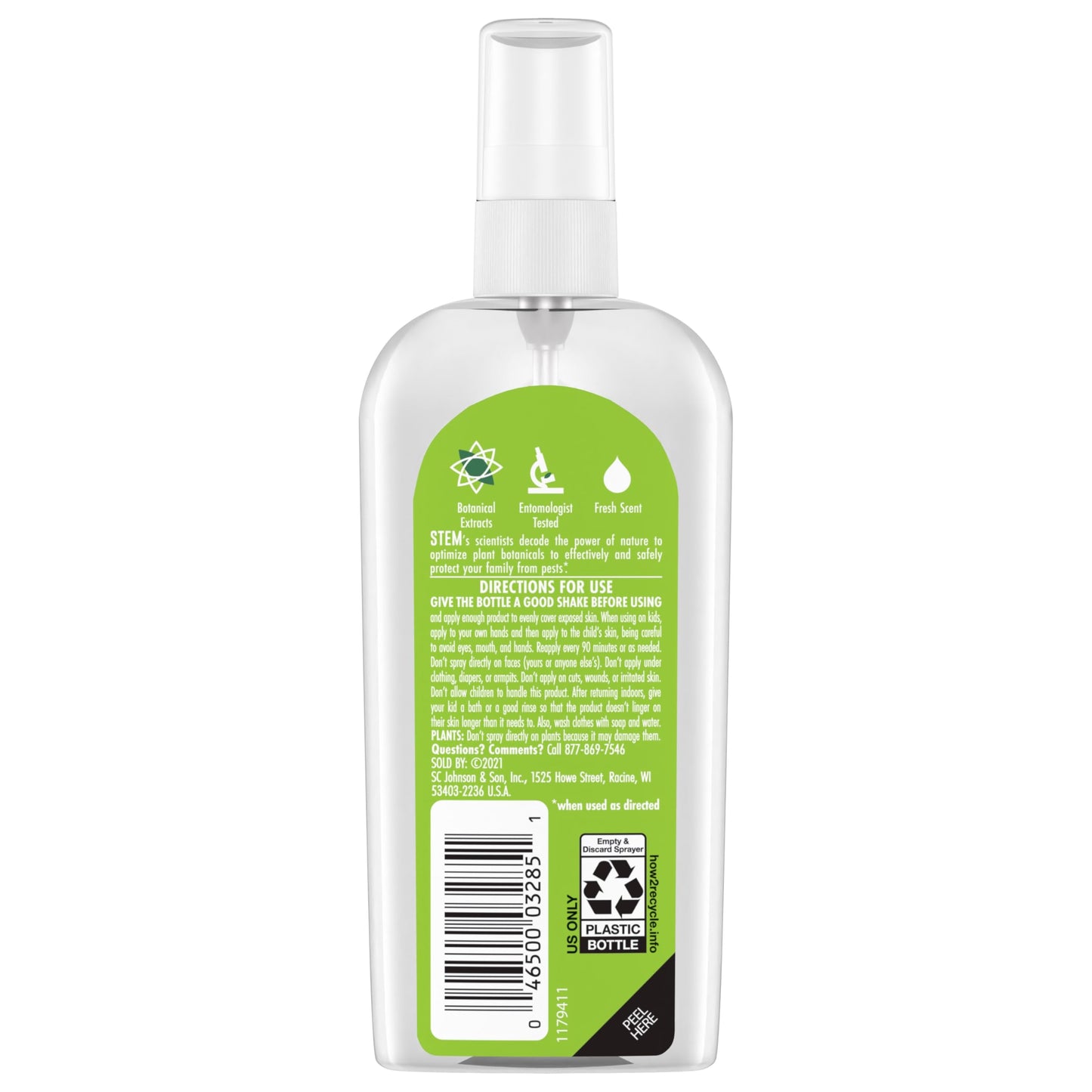 STEM Repels Mosquitoes - Botanical Insect Repellent Spray (4 fl oz, Pack of 3)