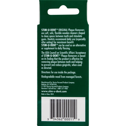 STIM-U-DENT Plaque Removers Mint - Value Pack (8x25), Pack of 6 | ADA Accepted