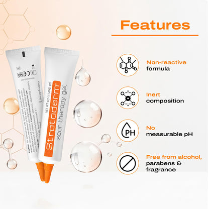 Strataderm Professional Scar Gel | For Old & New Scars, Reduces Redness & Itch