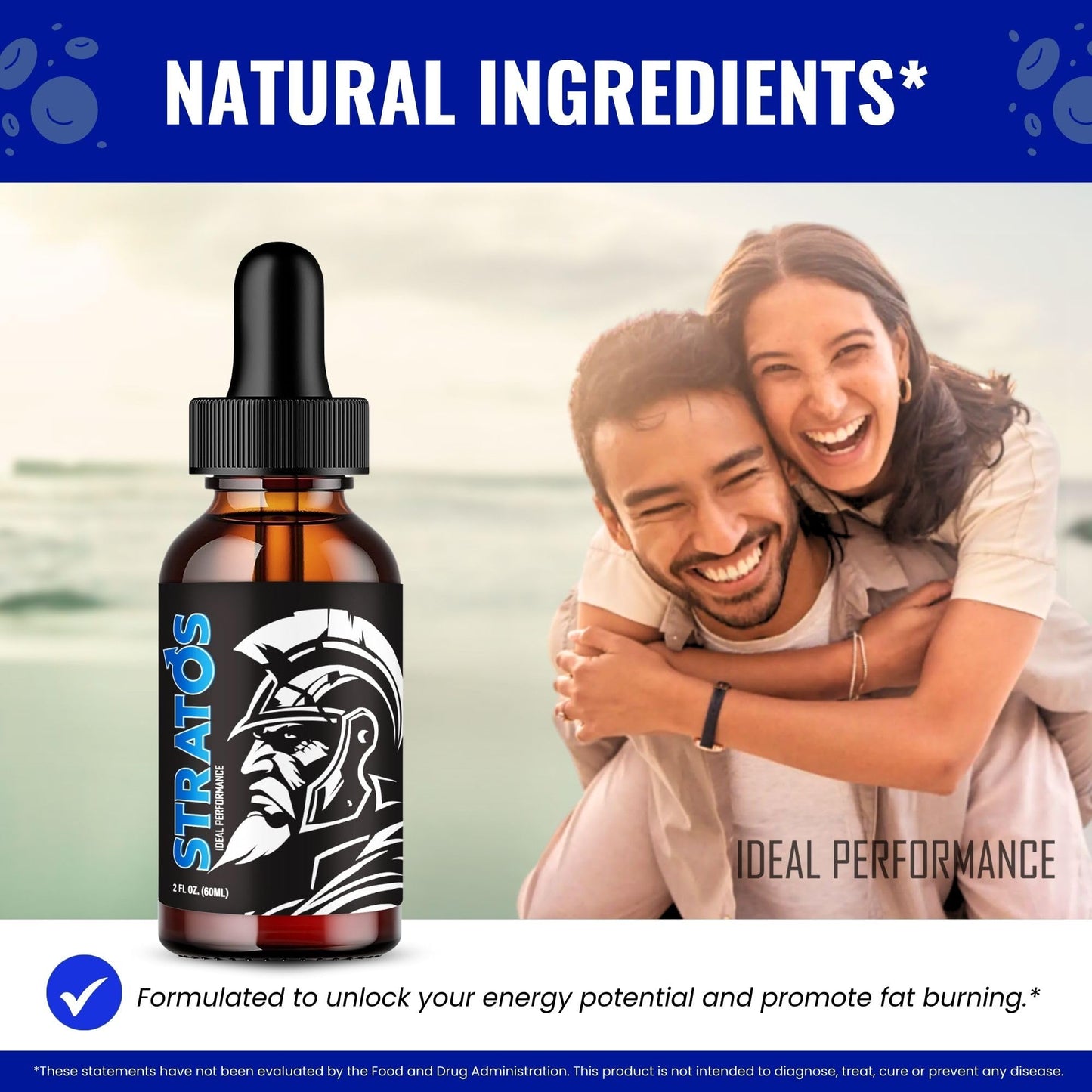 Stratos Drops Official Liquid Drops – Male Enhancement, Maximum Strength, Endurance & Health (5 Pack)