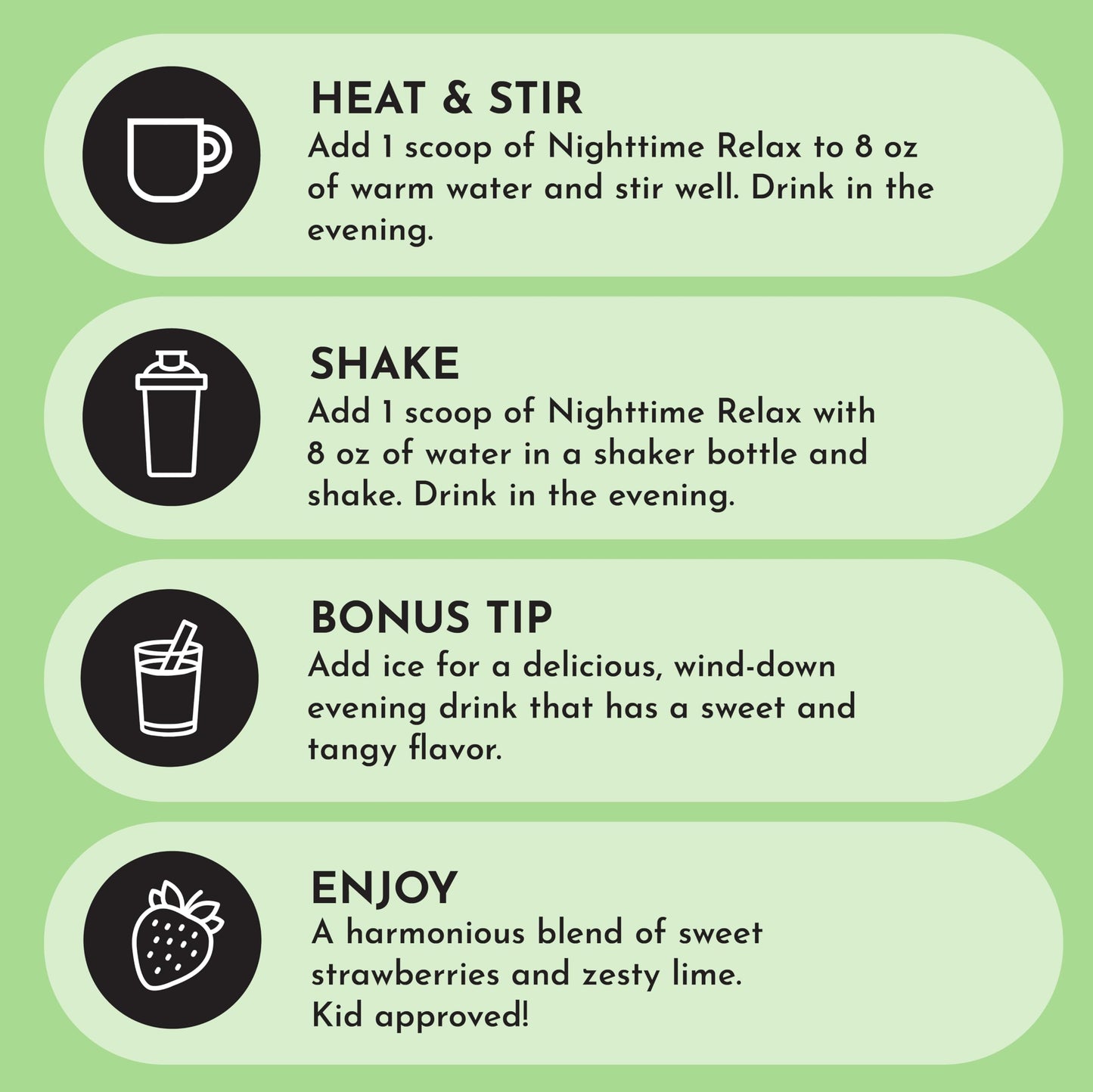 Strawberry Limeade Nighttime Relax