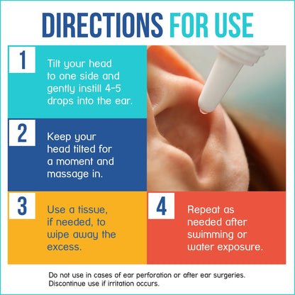 Stream2Sea Water Sport Ear Rinse for Swimmers, Divers & Surfers | Biodegradable Natural Ear Drops