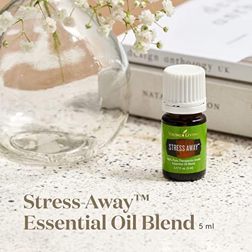 Young Living Stress Away Essential Oil Blend - 100% Pure, Vanilla-Lime Aroma, 5ml (Diffuser & Topical Use)