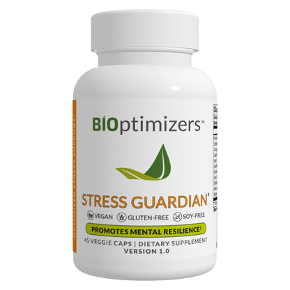 BIOptimizers Stress Guardian – Stress Relief Capsule for Rest & Sleep Support – 45 Capsules