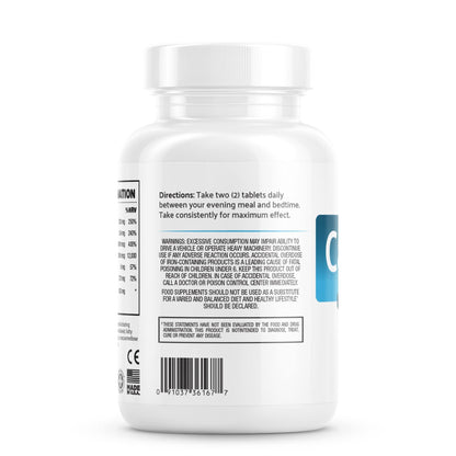 Calm Legs Natural for Natural Itching, Crawling, Tingling and Agitated Leg with Iron, Magnesium, and Valerian Root (60 Tablets)…