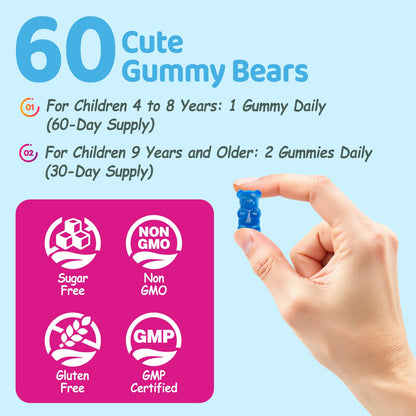 Kids Methylated Multivitamin Gummies 4+ | MTHFR, Immune & Brain Health
