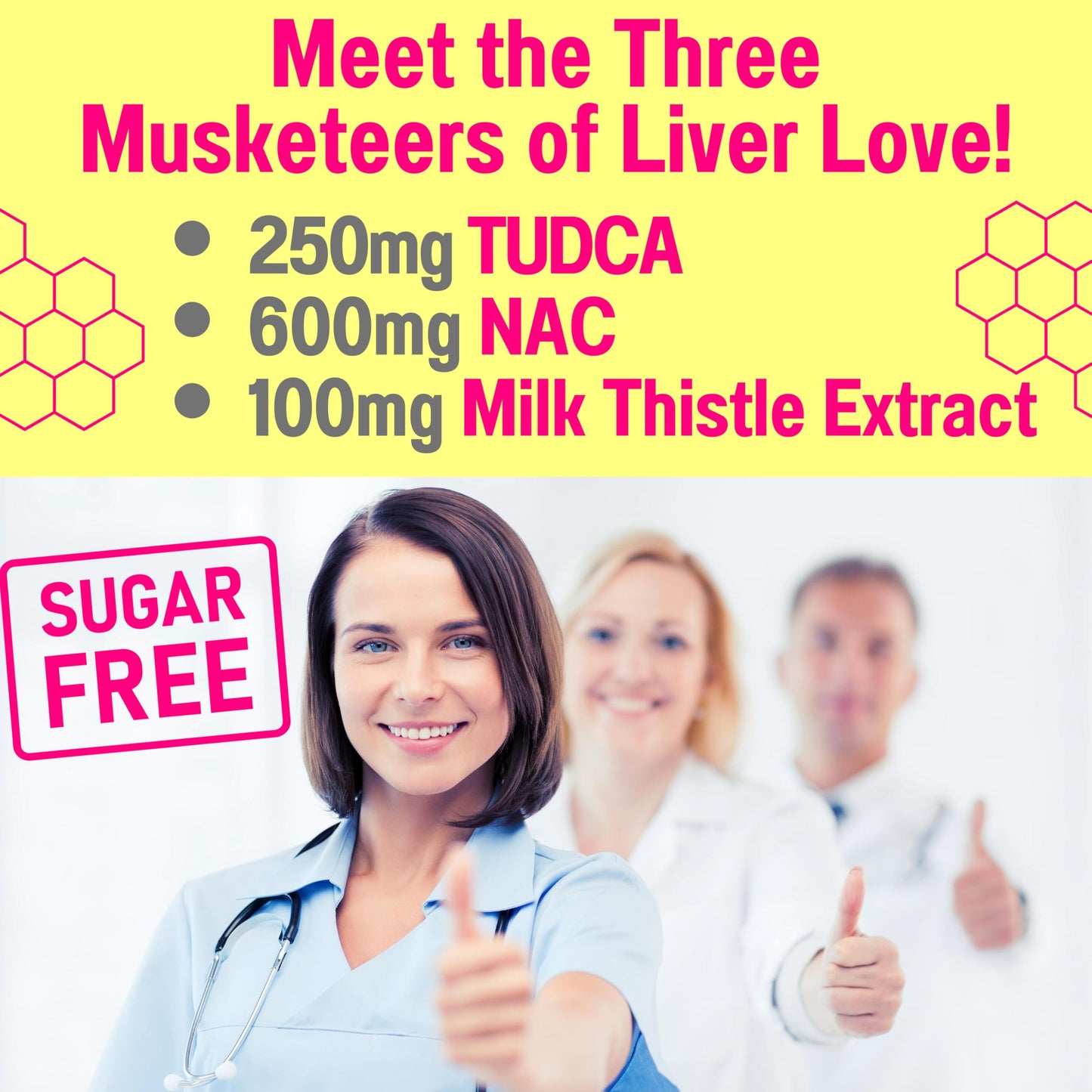 Sugar Free Gummies with TUDCA, NAC, Berberine & Cinnamon – 7-in-1 Health Gummies