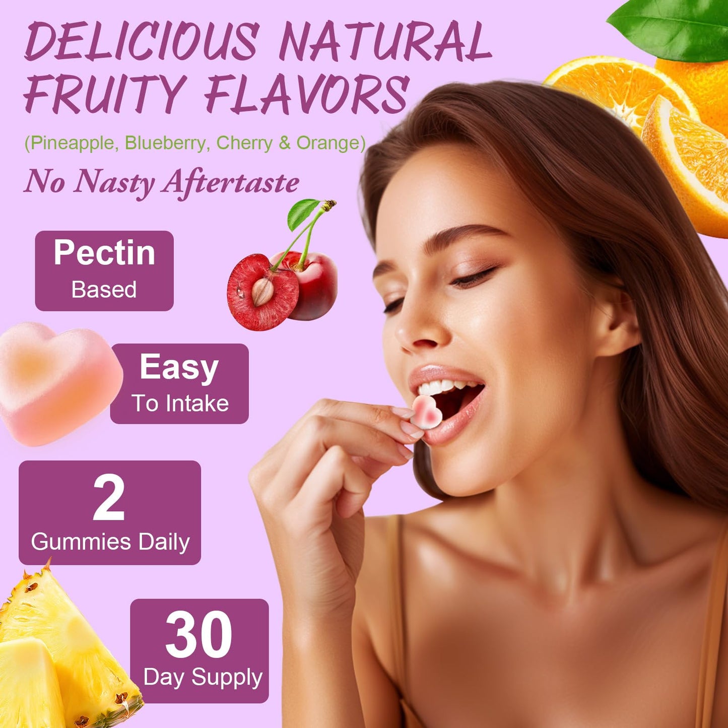 Sugar Free Women's Multivitamin Gummies with Iron – Immune & Skin Health | 60 Count
