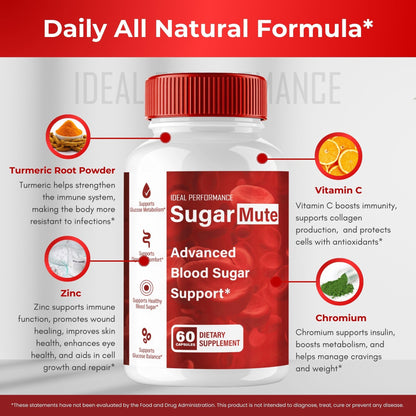 Sugar Mute Capsules - Blood Support Pills | Maximum Strength