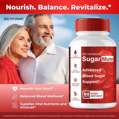 Sugar Mute Capsules – Official Blood Support Pills, Maximum Strength