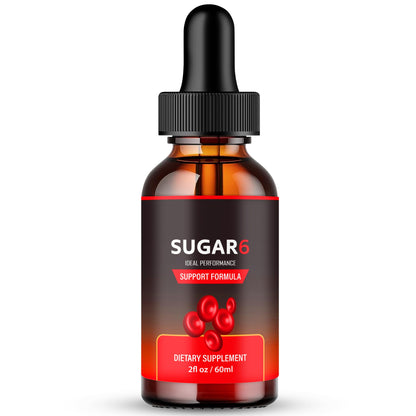 Sugar6 Drops – Blood Sugar Support Liquid Drops (Maximum Strength)