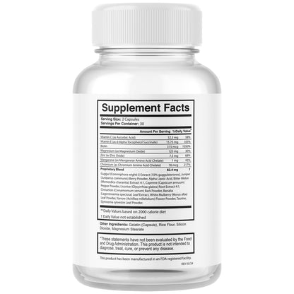 SugarWise 2-Pack Capsules - Official Support Pills & Premium Formula