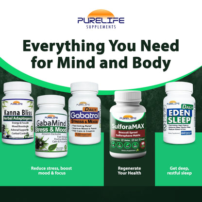 SulforaMAX (30 Capsules) – Sulforaphane Broccoli Immunity Support (10,000 mcg) – Vegan, Non-GMO
