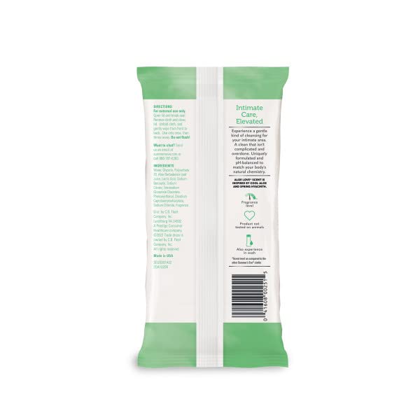 Summer's Eve Aloe Love Cleansing Cloths – 3 x 32-Count Packs