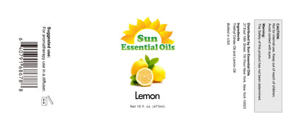 Sun Essential Oils Lemon Essential Oil 16 oz – Aromatherapy, Diffuser, Cleaning & Candle Making