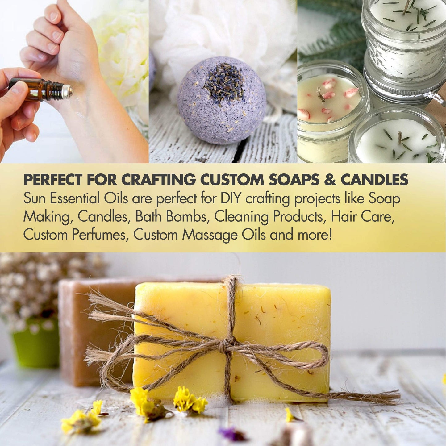 Sun Essential Oils Turmeric Essential Oil 16oz | Aromatherapy, Calming & DIY
