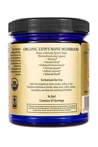 Sun Potion Lion’s Mane (Organic) - Mind Power Mushroom (100g) | Brain & Nervous System Support