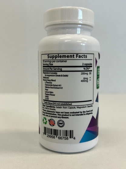 Sundhed Natural Sleep Aid – Dream Sleep with Melatonin & Valerian, Non Habit Forming, Made in USA