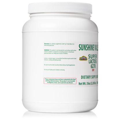 Sunshine Valley Super Lactose Dry Powder – Natural Sweetener & Baking Enhancer (35 oz)