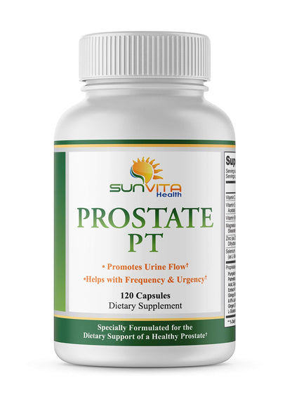 SunVita Health Prostate Formula 120 Capsules – Supports Prostate Health