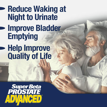 SUPER BETA PROSTATE Advanced Chewables – Prostate Support for Men's Health (60 Chews, 1 Bottle)