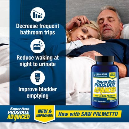 Super Beta Prostate Advanced with Saw Palmetto – Prostate Health & Urinary Support
