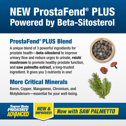 Super Beta Prostate Advanced with Saw Palmetto – Prostate Health & Urinary Support