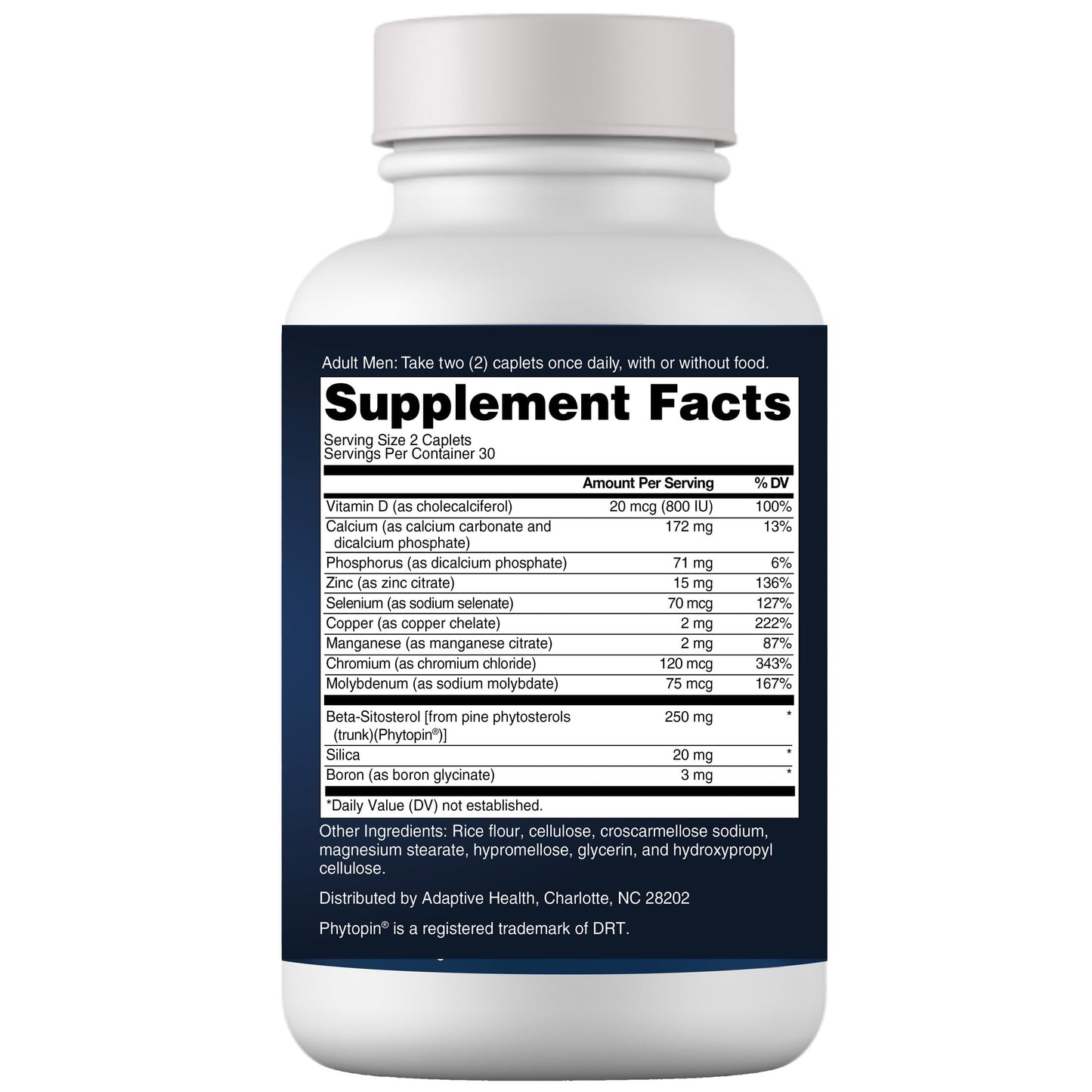 SUPER BETA PROSTATE – Prostate Health Support with Beta Sitosterol, 60 Count