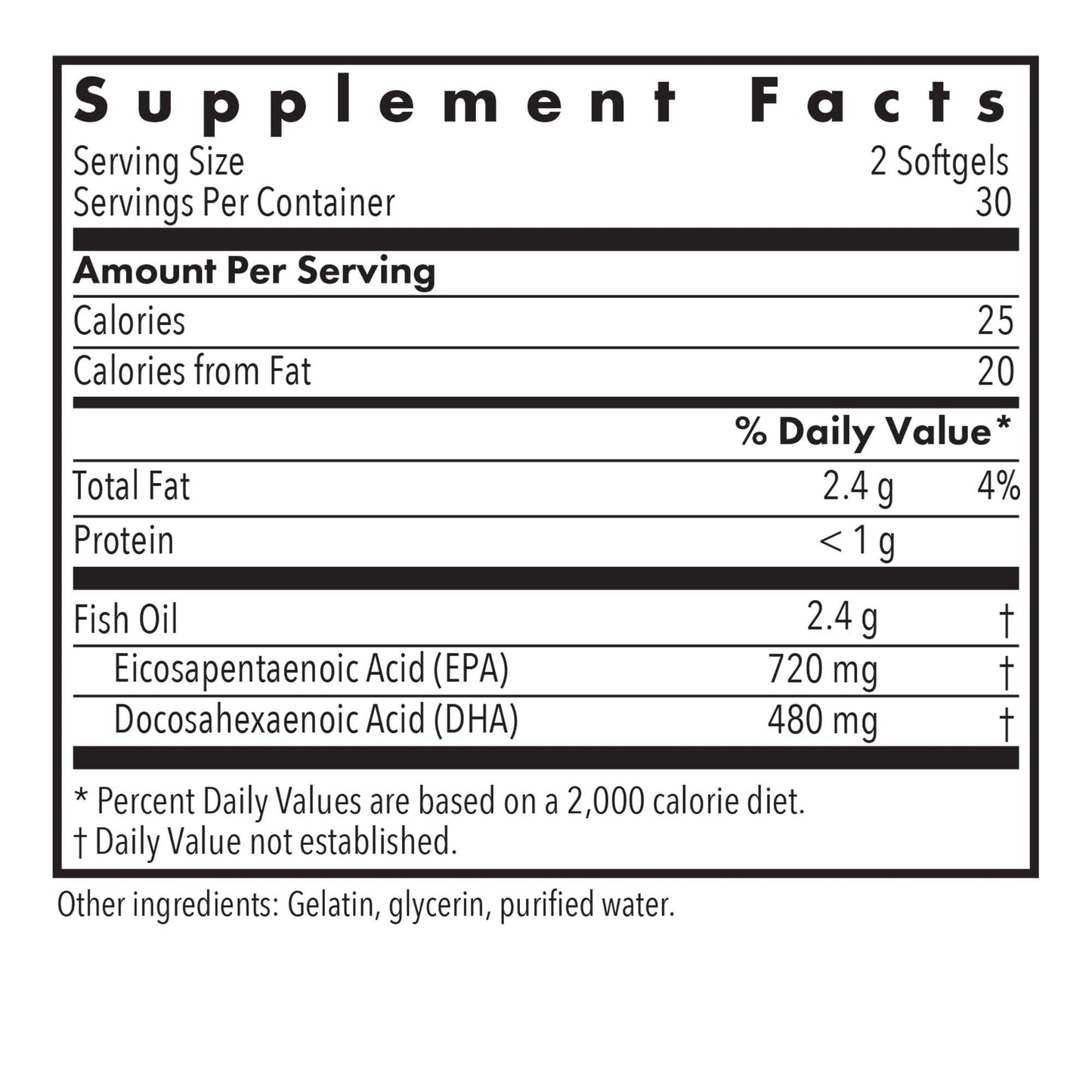 Allergy Research Group Super EPA - Omega-3 Fish Oil (EPA & DHA) | 60 Count