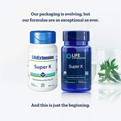 Super K with Advanced K2 Complex - 90 ct | Life Extension