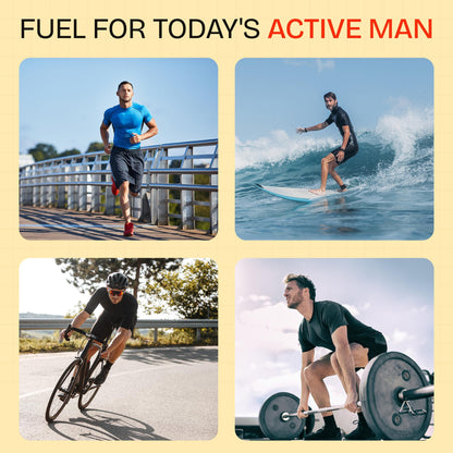 Super Macho: High-Potency B Vitamins & Amino Acids for Active Men